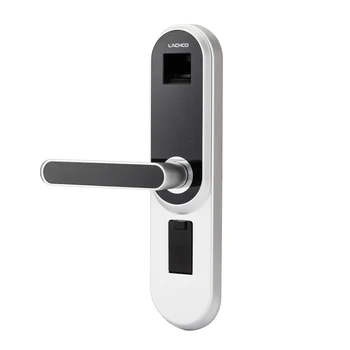LACHCO Biometrických Elektronických Dverí Zamky Smart Odtlačkov prstov, Kód, Zadajte Dotykový Displej Digitálny Password Lock L17013MB