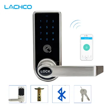 LACHCO Bluetooth Smart Telefón, Elektronické zámky Dverí APP Riadenie, Kód, Mechanické Tlačidlá Pre Domáce Hotel Smart Entry L16073AP