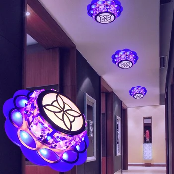 LAIMAIK Crystal LED Stropné Svietidlá 9W AC90-260V Moderné Stropné LED Svetlo Embeded Inštaláciu Crystal LED Osvetlenie v Obývacej Izbe