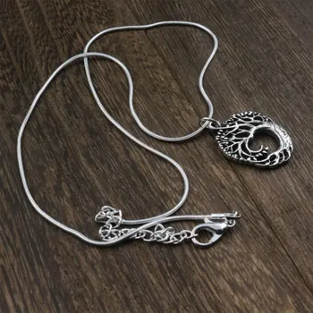 Lanseis20pcs Módne najobľúbenejšie Hot Strom Života Prívesok Antique Silver Vintage Náhrdelník Roztomilý Malý Strom šperky