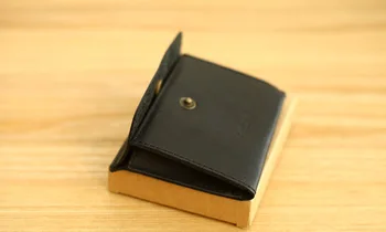LANSPACE pravej kože mužov peňaženky ultra-tenké mince peňaženky držiteľov značky kreditnej karty držiteľ