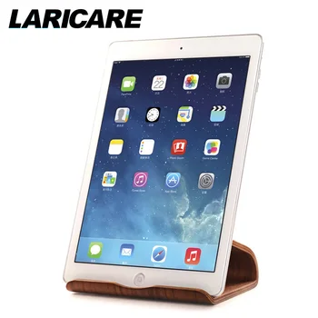 Laricare L-03 drevené tabletu, telefónu, stojan, držiak,Stabilný Anti-Klzké Tabletu, Mobilného Telefónu Držiak pre iphone, ipad, Android Telefón