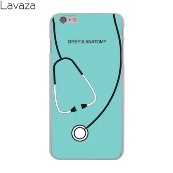 Lavaza grey Grey je Anatómie logo Sezóny Pevný Kryt puzdro pre Apple iPhone 8 7 6 6 Plus 5 5S SE 5C 4 4S X 10 Coque Shell