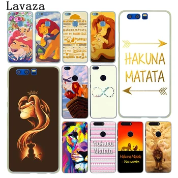 Lavaza Na Hakuna Matata Lion King Prípade Pevného pre Huawei Y5 Y6 Y3 II 2017 G7 & Česť 9 8 Lite 7 7X 6 6A 4C 4X Kryt