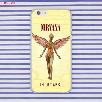 Lavaza Nirvana Kurt Cobain Pevný Kryt puzdro pre Apple iPhone 8 7 6 6 Plus 5 5S SE 5C 4 4S X 10 Coque Shell