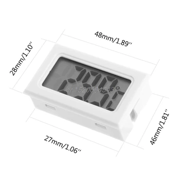 LCD Teplomer Teplota meradla, s sondy pre Chladnička akvárium -50~110 Celzia R09 Kvapka loď