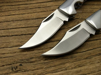 LCM66 Mini Skladací Nôž, Ocele ramienka Prežitie Nože,Veľmi ostré Mini Záchranu Vreckový Nôž,Dar Tlačidlo nôž Browning Nástroje