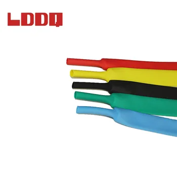 LDDQ 100m Shrinkable Rúrok v kotúčoch 7colors k Dispozícii 15 mm Zmršťovacej Ratio2:1 Izolácie Rukáv Trubice Drôtu Zábal Heatshrink