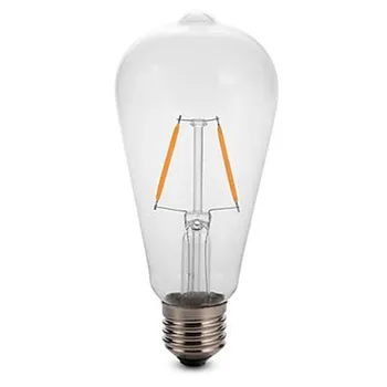 LED Blub, E27 AC220V ST64 Retro Edison Žiarovky, Teplá/Studená Biela 2W/4W/6W/8W Číre Sklo Shell 360-Stupňový Uhol Osvetlenia