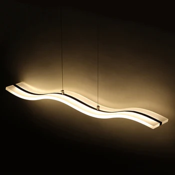 LED Prívesok, Osvetlenie, Lampy, Obývacia Izba Svetlá Moderný Jednoduchý Najnovšie Vlny Dizajn 38W Vynikajúce Akryl Krytý Domov Závesné Osvetlenie