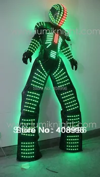 LED robot kostýmy /David Guetta LED robot vyhovovali/ svetelné kryoman Robot