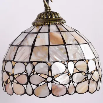 LED Žiarovky E27 Tiffanylampe, Stropné Svietidlá AC 110-240V 6 cm / 8 palca 16 cm 20 cm Shell Tiffany Lampa pre Domáce Chodby, Spálne