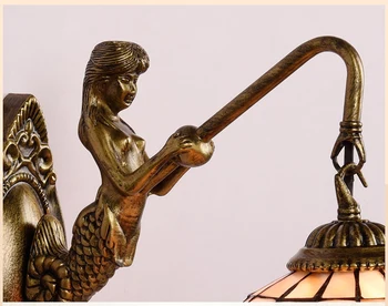 LED Žiarovky E27 Tiffanylampe, Stropné Svietidlá AC 110-240V 6 cm / 8 palca 16 cm 20 cm Shell Tiffany Lampa pre Domáce Chodby, Spálne
