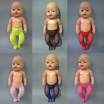 Leginy nohavice pre 43 cm Zapf Baby Born bábik 18-palcové bábiky leginy dlhá ponožka