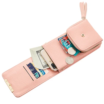 LEN U 2018 Nové Strapec Hasp & Zips Mini Tašky cez Rameno Pre Ženy Lady Messenger Telefón Taška Držiteľa Karty Malé Peňaženky, Kabelky
