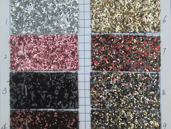 Lesk kusov štýl syntetickej kože, tkaniny PVC faux kožené a textilné tkaniny 32 farieb pre dekoratívne taška