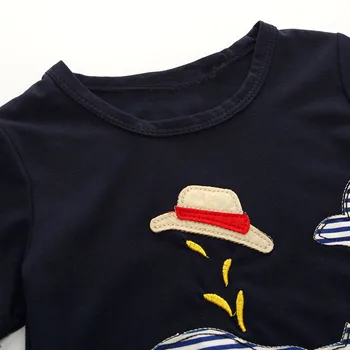 Letné Baby Chlapci Cartoon Oblečenie Sady Bavlna Deti Krátke Rukáv Tričko Vytlačené Deti Oblečenie Dievčatá Športové Dresy 2 3 4 5 6 Rokov