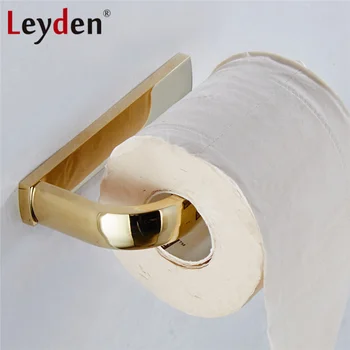 Leyden Moderné ORB/ Antique Brass/ Gold/ Chrome Toaletného Papiera Držiak na Stenu Papiera Držiak Tkaniva Držiteľ Kúpeľňa Dekorácie