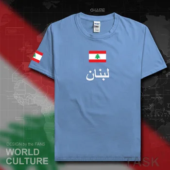 Libanonská Republika Libanon mužov tričko fashion 2017 jersey národ bavlna tričko oblečenie tees krajiny športových LBN arabčina