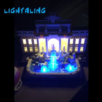 Lightaling LED Svetla Kit pre Trevi Fountain Kompatibilný so Značkou 21020 Stavebné kamene, Tehly Architektúry Svetlo Hračky