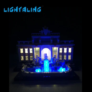 Lightaling LED Svetla Kit pre Trevi Fountain Kompatibilný so Značkou 21020 Stavebné kamene, Tehly Architektúry Svetlo Hračky