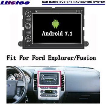 Liislee Android 7.1 2G RAM Pre Ford Explorer autorádio, Audio, Video, Multimediálne DVD Prehrávač, WIFI DVR GPS Navigačné tlačidlo Navi