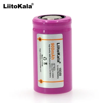 Liitokala ICR 18350 lítiová batéria 900mAh nabíjateľná batéria 3.7 V napájací valcové žiarovky elektronické fajčenie cigariet