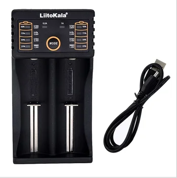 LiitoKala Lii-202 Inteligentná Nabíjačka s USB Power Bank Funkciu pre Ni-MH Lítiové batérie 18650 26650 18350 14500 Liito