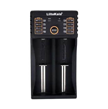 LiitoKala Lii-202 Inteligentná Nabíjačka s USB Power Bank Funkciu pre Ni-MH Lítiové batérie 18650 26650 18350 14500 Liito