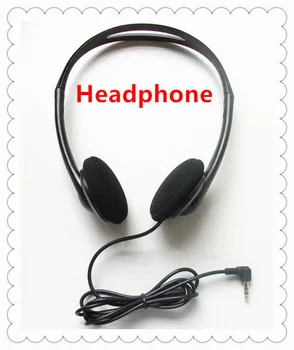 Linhuipad Lacný over-the-slúchadlá do uší , 3,5 MM konektor , l.8M stereo kábel, nemocnice, vlaky , autobusy headsety, 50pcs/veľa