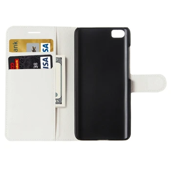 Litchi Textúra Horizontálne Flip Peňaženky, Kožené puzdro s Držiteľom Karty Sloty pre Xiao Mi 5 Mi5