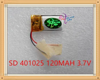 Liter energie batéria 3,7 V polymer lithium batéria 401025 120MAH Bluetooth headset myši a klávesnice bod