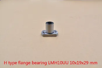 LMH10UU 10mmx19mmx29mm 10 oválna príruba guľkové ložisko pre 10 mm rod koleso hriadeľ cnc ložisko 1pcs