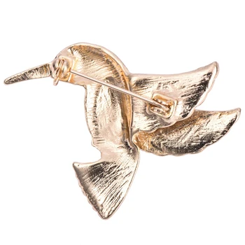 LNRRABC Luxusnejšie Nádherné Zliatiny Olej Drip Vták Tvar Vintage Osobné Brošne Módne Šperky