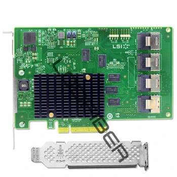 LODFIBER pre LSI LSI00244 (9201-16i) PCI-Express 2.0 x8 SATA / SAS Host Bus Adapter Kartu