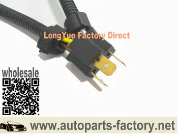 Longyue 10pcs H4/9003 na 9005 9006 svetlometu konektor adaptéra 6