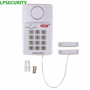 LPSECURITY Domov Bezpečnostný Alarm Systém Bezdrôtový Dvere, Okno Senzory Programovateľné Tlačidlo Pad alarm zvonenie odkladu režim