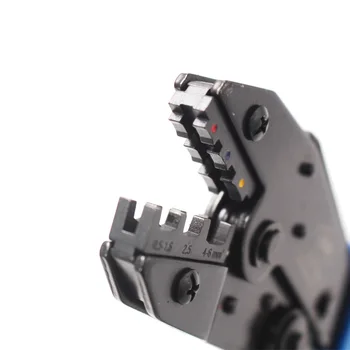 LS-03D ratchet kliešte nástroj pre stlačením 0.5-6mm2 izolované káblové svorky zadok konektory s ABS rukoväť