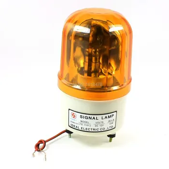 LTE-1101J DC12V LTE-1101J Auto Žltý Blesk Rotačné Varovanie Lampa Svetlo DC12V 10W