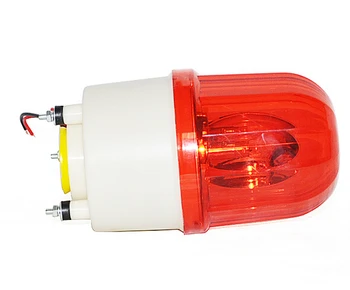 LTE-1101K Žiarovky rotujúce výstražné svetlo s bzučiak Zvukovej 110dB červený Alarm Núdzové skrutka spodnej Strobe Light