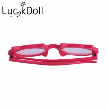 Luckdoll Farbou Mačka-tvarované Okuliare vhodné pre 43 cm Baby Born Bábiku alebo 18-palcové American Girl Bábiky, Príslušenstvo pre Bábiky