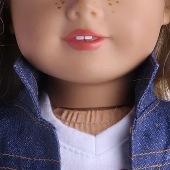 Luckdoll Tri-kus kovboj oblek pre 18-palcové Americké dievča bábiky, detské najlepšie dovolenku dary