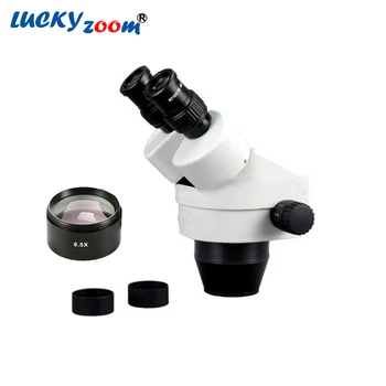 Luckyzoom Značky 3,5 X-45X Binokulárne Stereo Zoom Mikroskopom Telo WF10X/20 Okuláre SZM0.5X Pomocné Cieľ Objektív doprava zadarmo