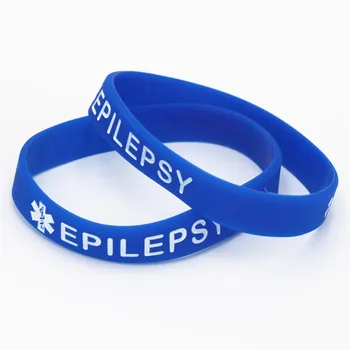 LUKENI Nové 1PC Epilepsia, Náramky Lekárske Hlásenie Núdzové Prípade Epilepsie Silikónový Náramok, Remienok na ruku Sestra, Prívesky, Darčeky SH141