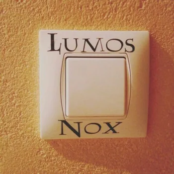 Lumos Nox Light Switch Dekorácie, Nálepky, Domáce Dekorácie Príslušenstvo A1002