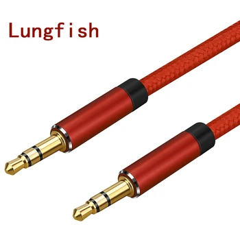 Lungfish 3.5 mm Aux Audio Kábel Samec Samec Pomocného Kábla Slúchadiel Auto Stereo Reproduktor Telefónu Audio Jack1m 2m 3m 5m