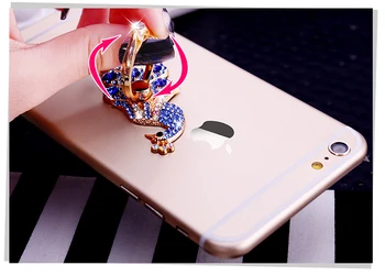 Luxury Diamond 360 Stupňov Kovové Prst Prsteň Držiteľ Páva Krúžok pre iPhone 6 6 7 8 Plus X Redmi 4X Česť 9 P20 S9 Stojan, Držiak