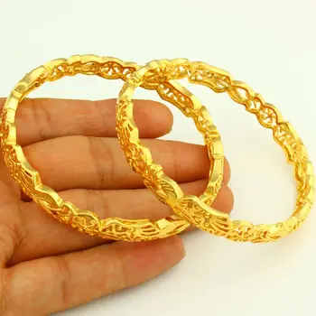 Luxusná Zlatá Farba Náramok JewelryTrendy Dubaj Zlato Náramok Ženy Muži Šperky Etiópskej/Afriky/Dubaj Položiek