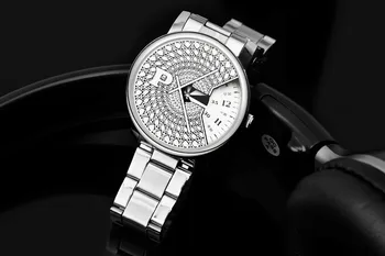 Luxusné Paidu Sledovať Špeciálny Dizajn Plné Oceľové Hodinky Módne Luxusné Elegantné Dámske Náramkové hodinky Muž Hodiny Quartz vysokej relojes