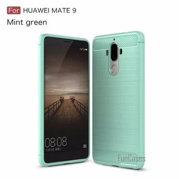 Luxusné Silikónové puzdro sFor Huawei Mate 9 Prípade sFor fundas Huawei Mate 9 puzdro 5.9 palcový hawei huawey huawai capinhas de capa